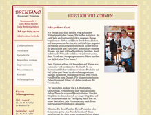 Tablet Screenshot of brentano-berlin.de